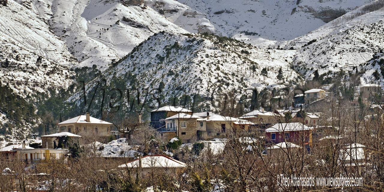 Ευρωστίνα,  ένα χαλαρό Σαββατοκύριακο στα χιονισμένα βουνά της Ορεινής Κορινθίας
