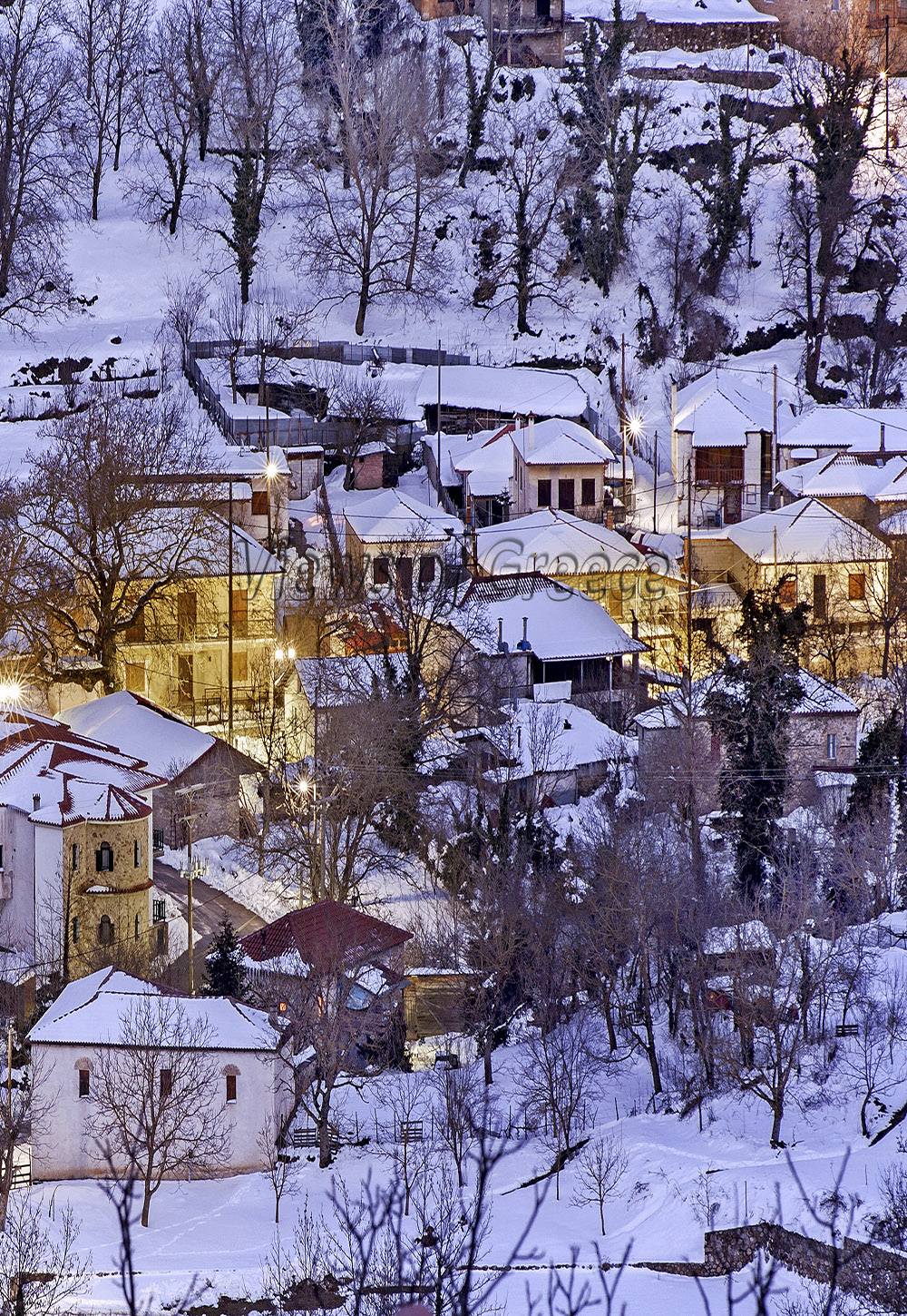 ο χειμώνας στα χωριά του Χελμού Ζαρούχλα, Σόλος, Μεσορούγγι, Πλανητέρο, Άνω και Κάτω Λουσοί